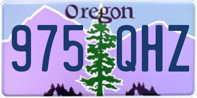 OR license plate 975QHZ