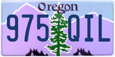 OR license plate 975QIL