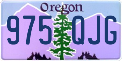 OR license plate 975QJG