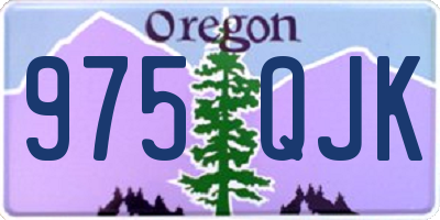 OR license plate 975QJK