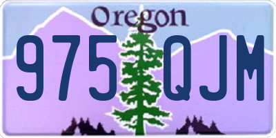 OR license plate 975QJM