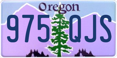 OR license plate 975QJS