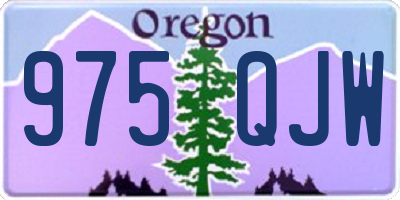 OR license plate 975QJW