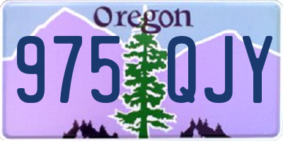 OR license plate 975QJY