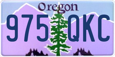 OR license plate 975QKC