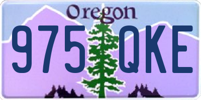 OR license plate 975QKE