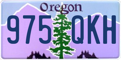 OR license plate 975QKH