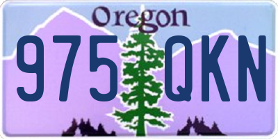 OR license plate 975QKN