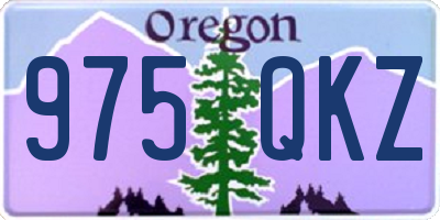 OR license plate 975QKZ