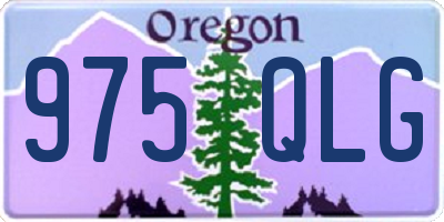 OR license plate 975QLG