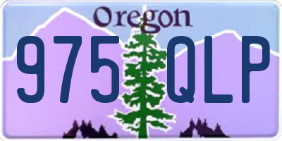 OR license plate 975QLP