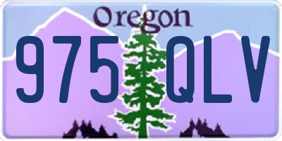 OR license plate 975QLV