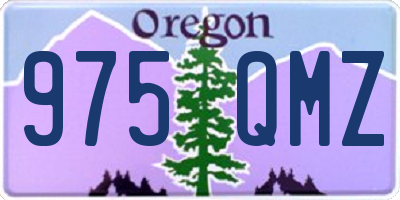 OR license plate 975QMZ