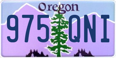 OR license plate 975QNI