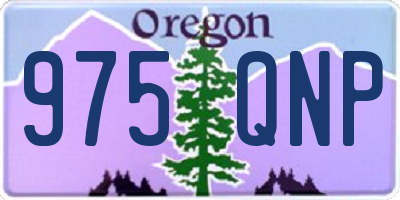 OR license plate 975QNP