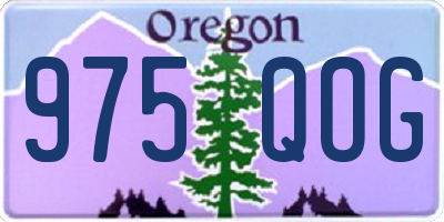 OR license plate 975QOG