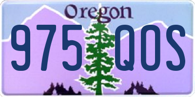 OR license plate 975QOS
