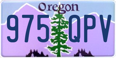 OR license plate 975QPV