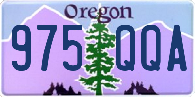 OR license plate 975QQA