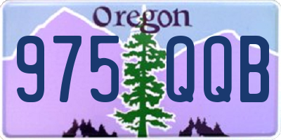 OR license plate 975QQB