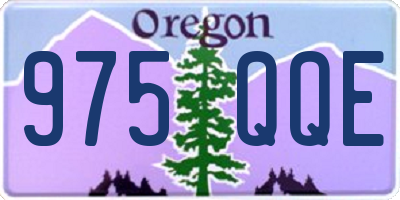 OR license plate 975QQE