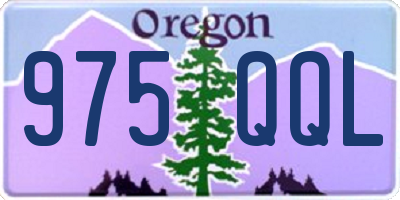 OR license plate 975QQL