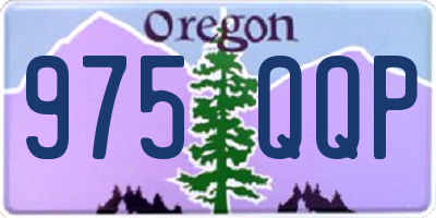 OR license plate 975QQP