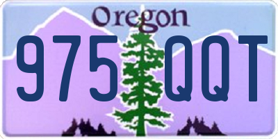 OR license plate 975QQT