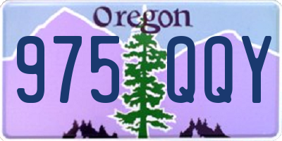 OR license plate 975QQY