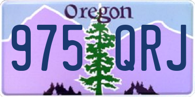 OR license plate 975QRJ