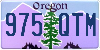 OR license plate 975QTM