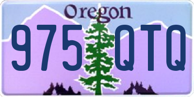 OR license plate 975QTQ