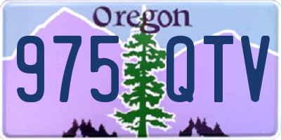OR license plate 975QTV