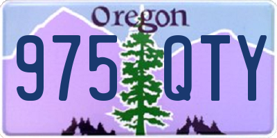 OR license plate 975QTY