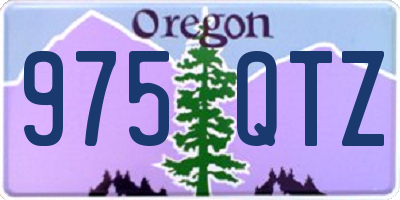 OR license plate 975QTZ