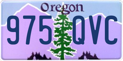 OR license plate 975QVC