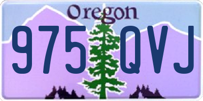 OR license plate 975QVJ