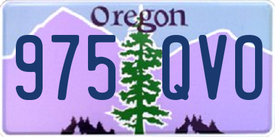 OR license plate 975QVO