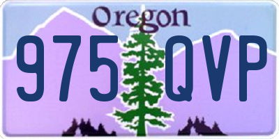 OR license plate 975QVP