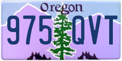 OR license plate 975QVT