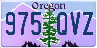 OR license plate 975QVZ