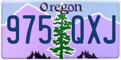 OR license plate 975QXJ