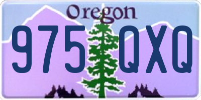 OR license plate 975QXQ