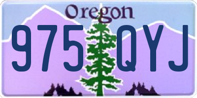 OR license plate 975QYJ