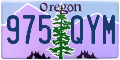 OR license plate 975QYM