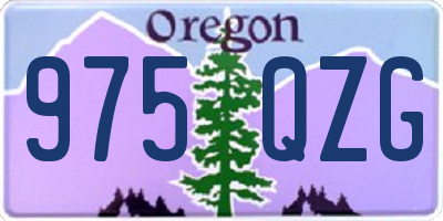 OR license plate 975QZG