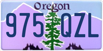 OR license plate 975QZL