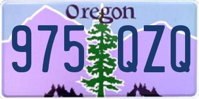 OR license plate 975QZQ