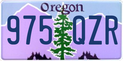 OR license plate 975QZR