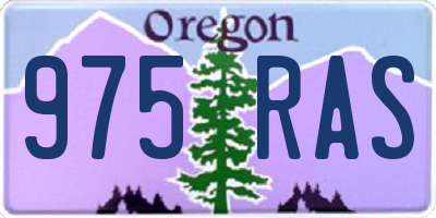 OR license plate 975RAS